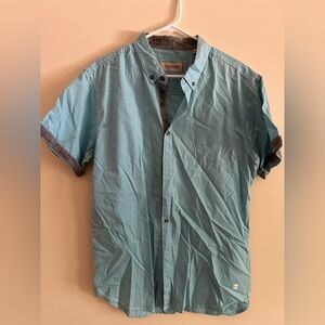 Men's Light Blue Casual Button Down Shirt
